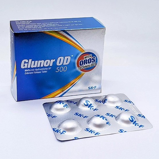Tablet Glunor OD 500mg (30pcs)