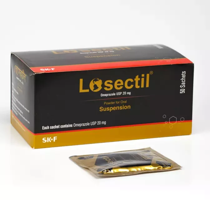 Losectil 20mg Powder/Sachet (50's pack)