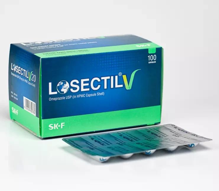 Capsule Losectil V 20mg (100pcs)