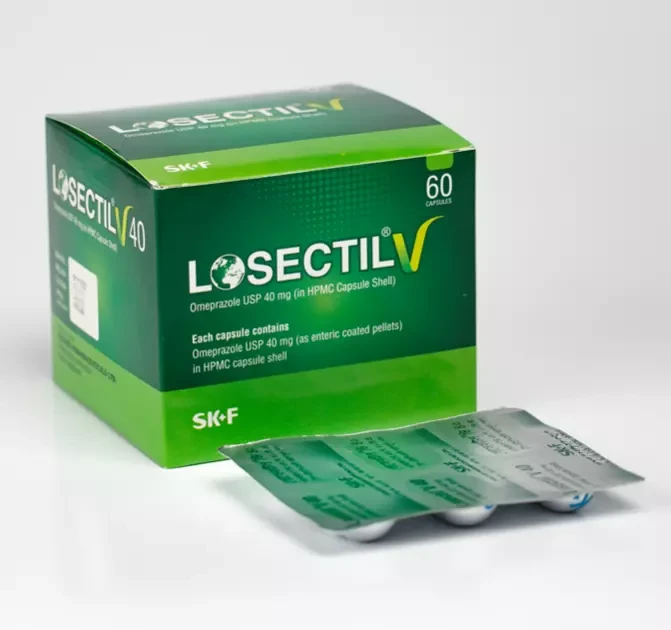 Capsule Losectil V 40mg (60pcs)