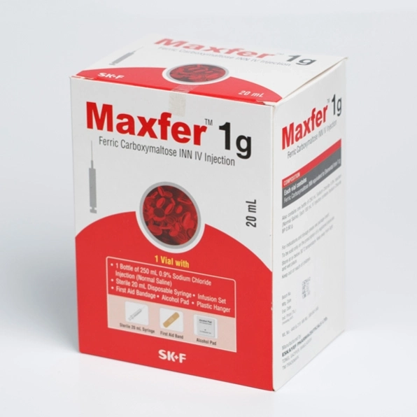 Injection Maxfer 1gm IV (20ml vail)