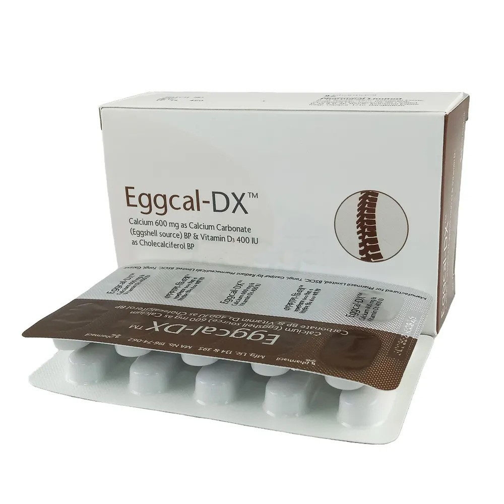 Tablet Eggcal-DX 600mg+400iu (30pcs)