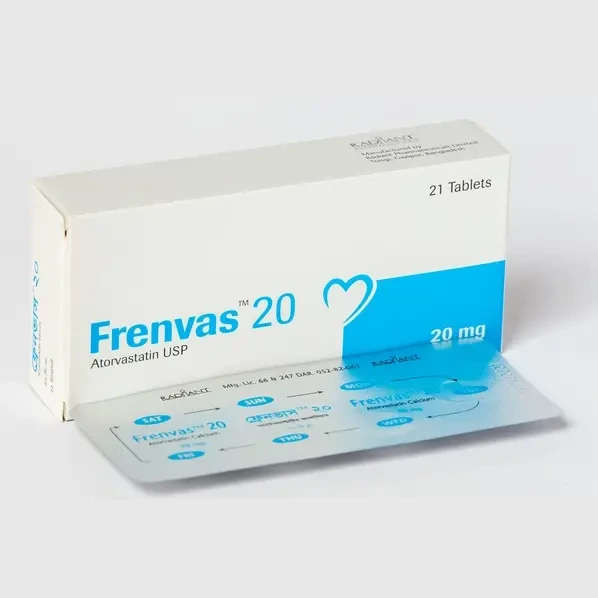Tablet frenvas 20mg (21pcs)