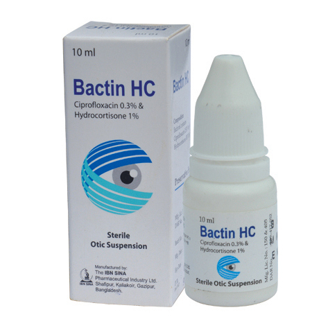 Eye Drop Bactin HC 0.3%+1% (10ml)