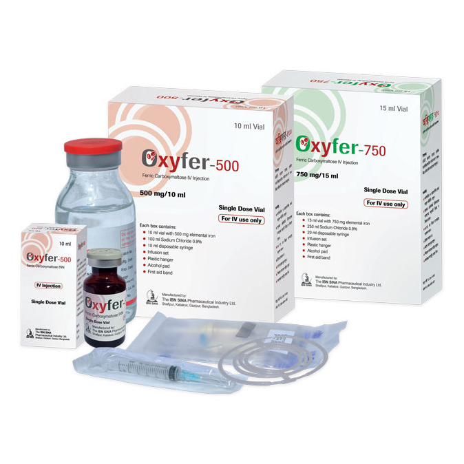 Injection Oxyfer 750IV (15ml)