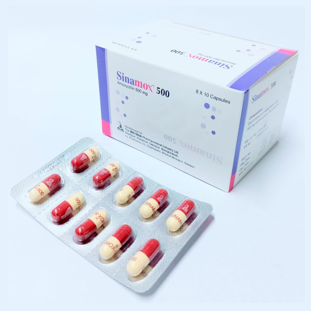 Capsule Sinamox 500mg (80pcs)