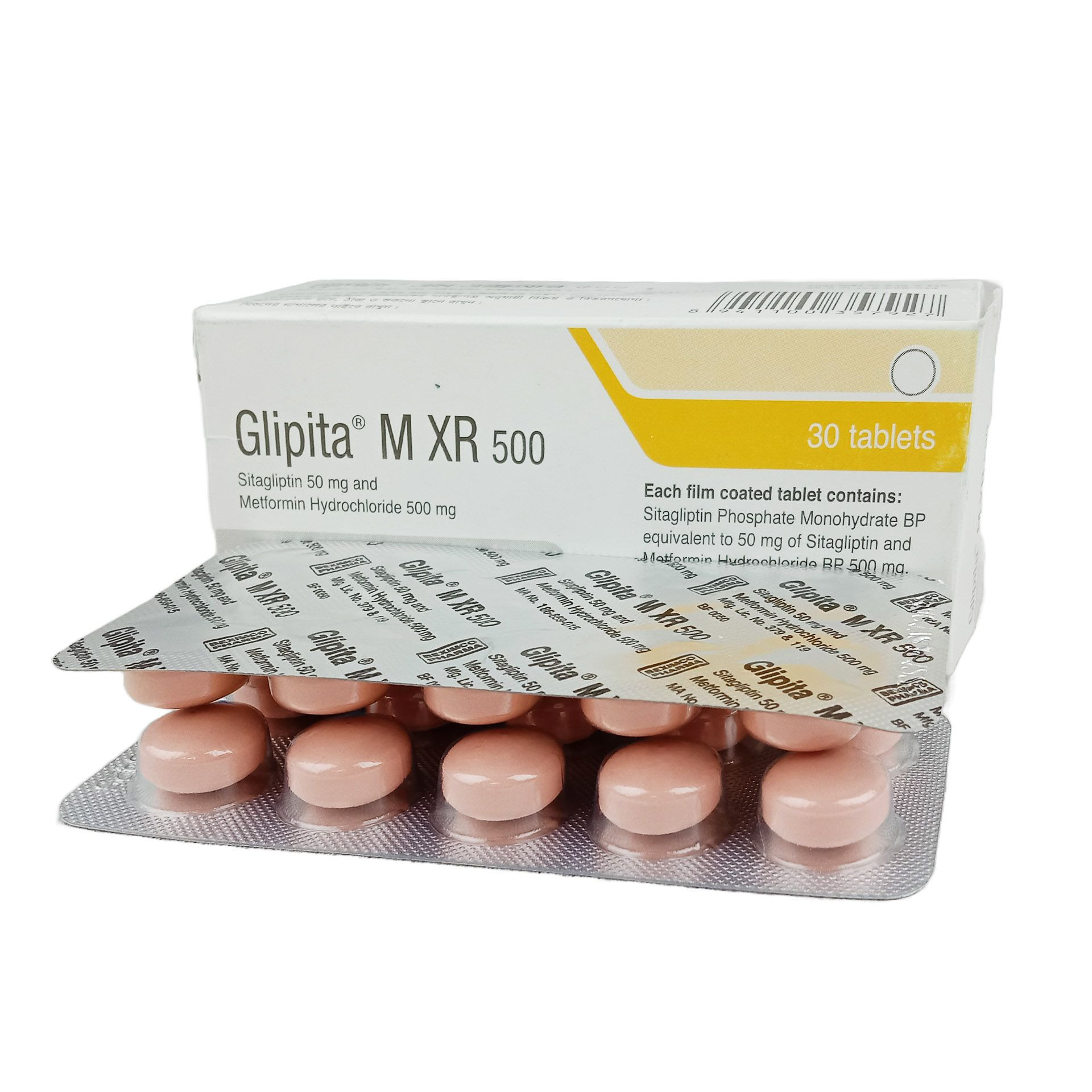 Tablet Glipita M XR 50/500mg (30pcs)