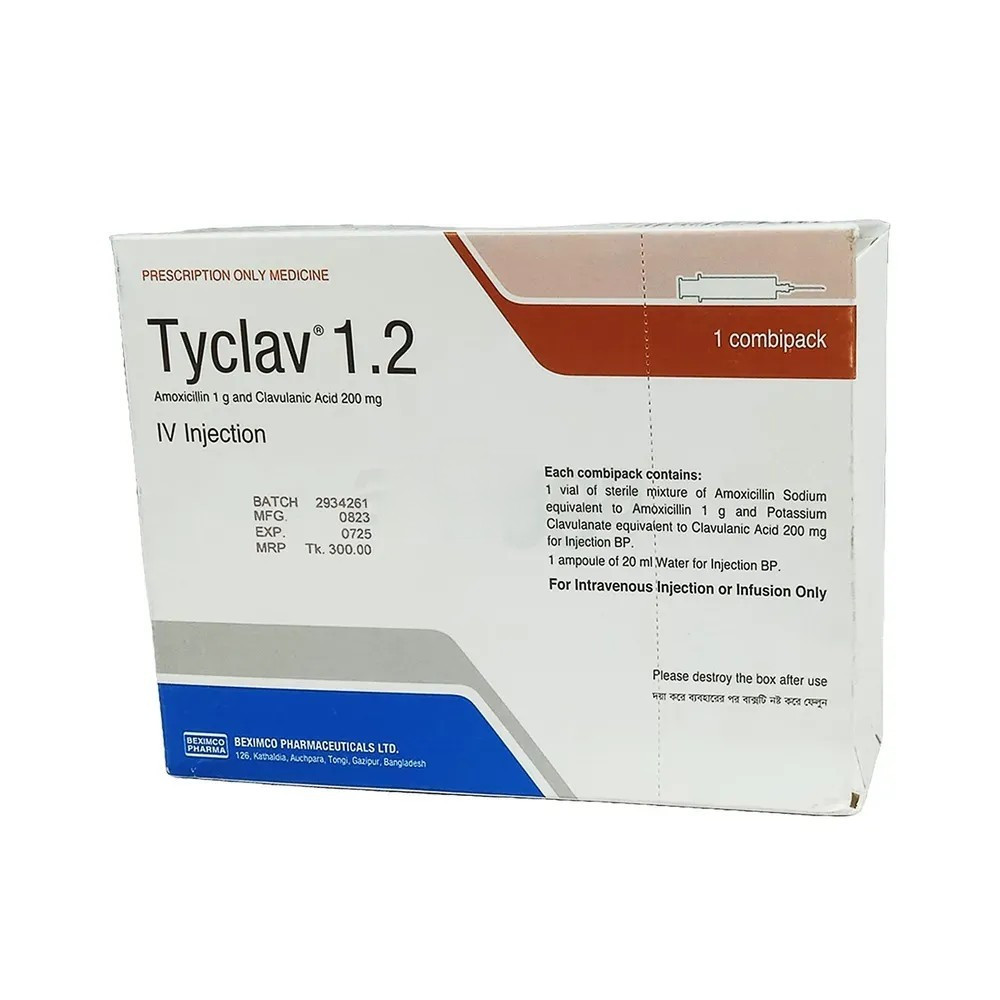 Injection Tyclav 1gm IV