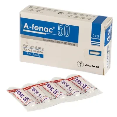 Suppository A -Fenac 50mg (10pcs)