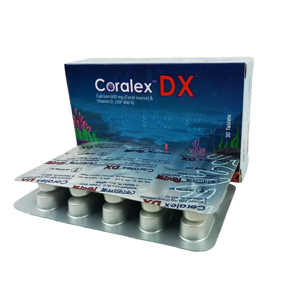 Tablet Coralex Dx 600mg+400iu ( 30 tab )