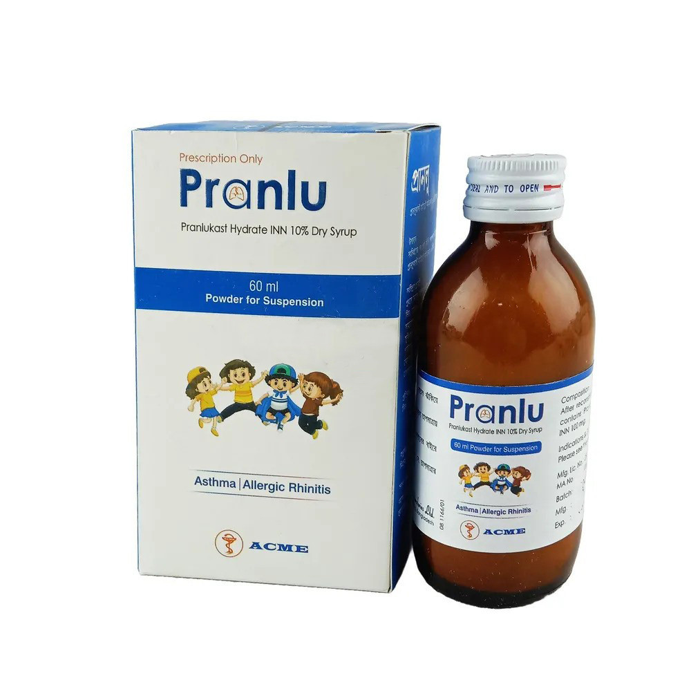 Syrup Pranlu 60ml bottle
