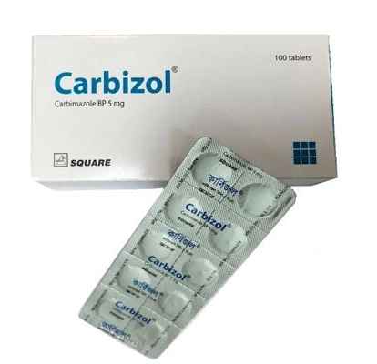 Tablet Carbizol 5mg (100pcs)