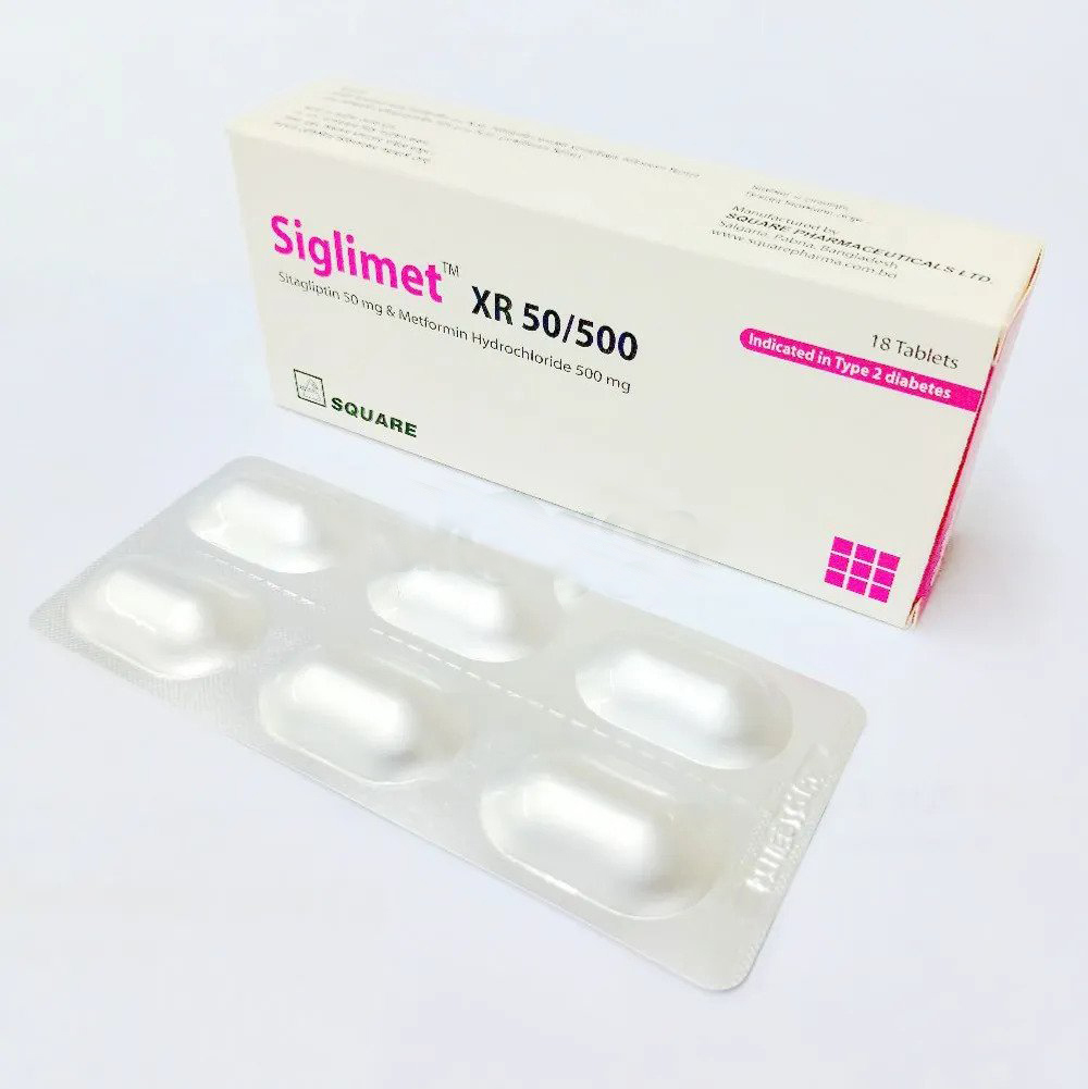 Tablet Siglimet XR 50/500mg (18pcs)