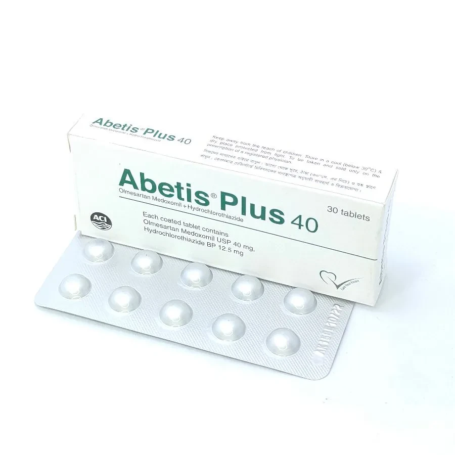 Tablet Abetis Plus 40mg+12.5mg (30pcs)