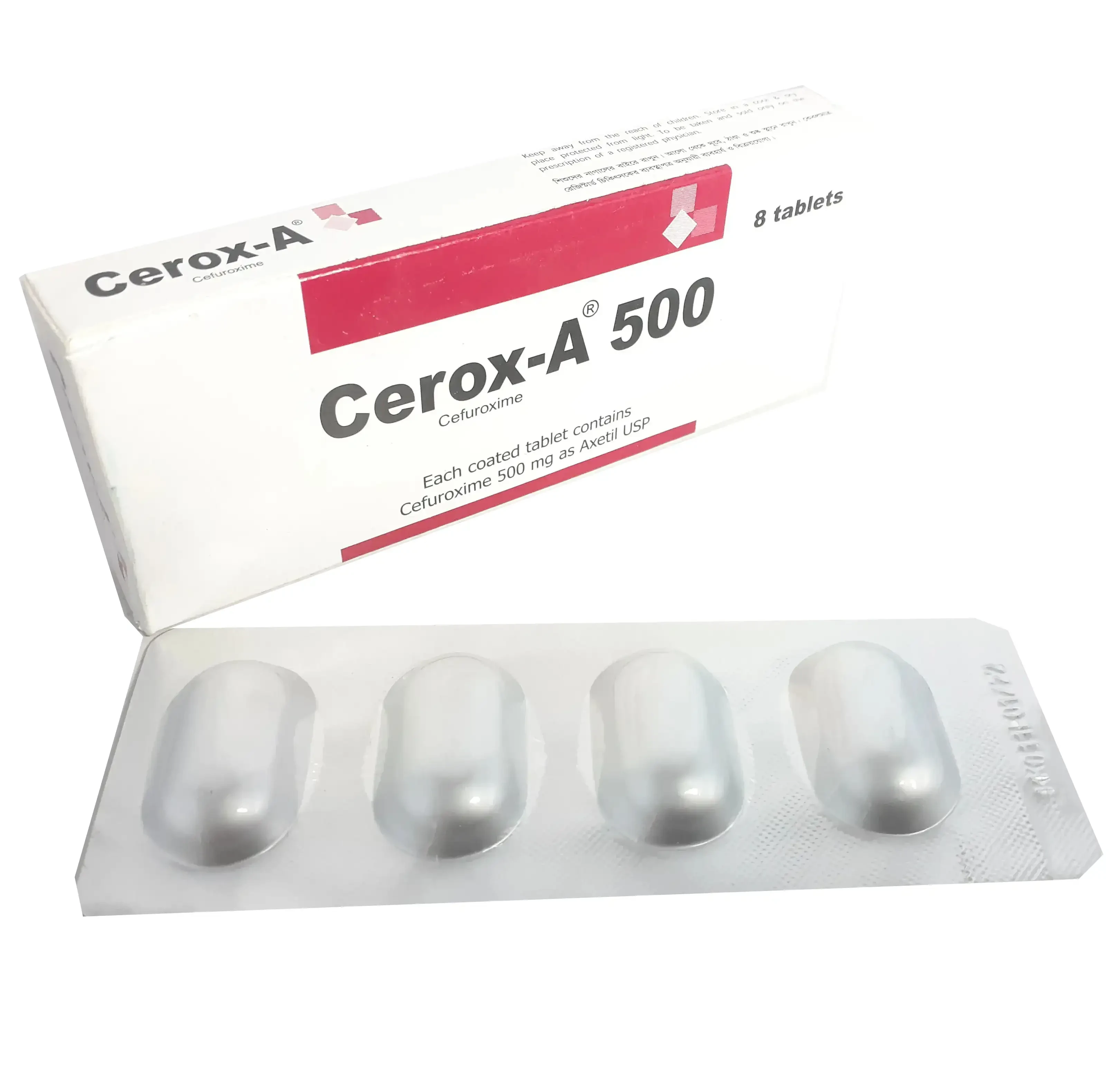 Tablet Cerox-A 500mg (8pcs)