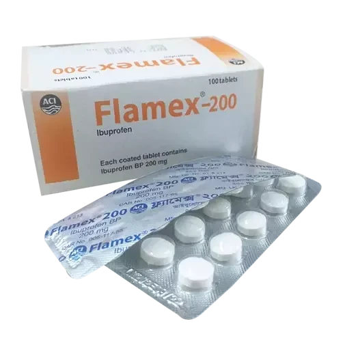 Tablet flamex 200mg (100pcs)