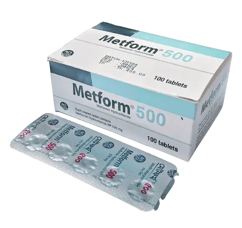 Tablet Metform 500mg (100pcs)