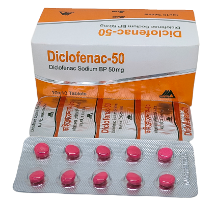 Tablet Diclofenac 50mg (100pcs)