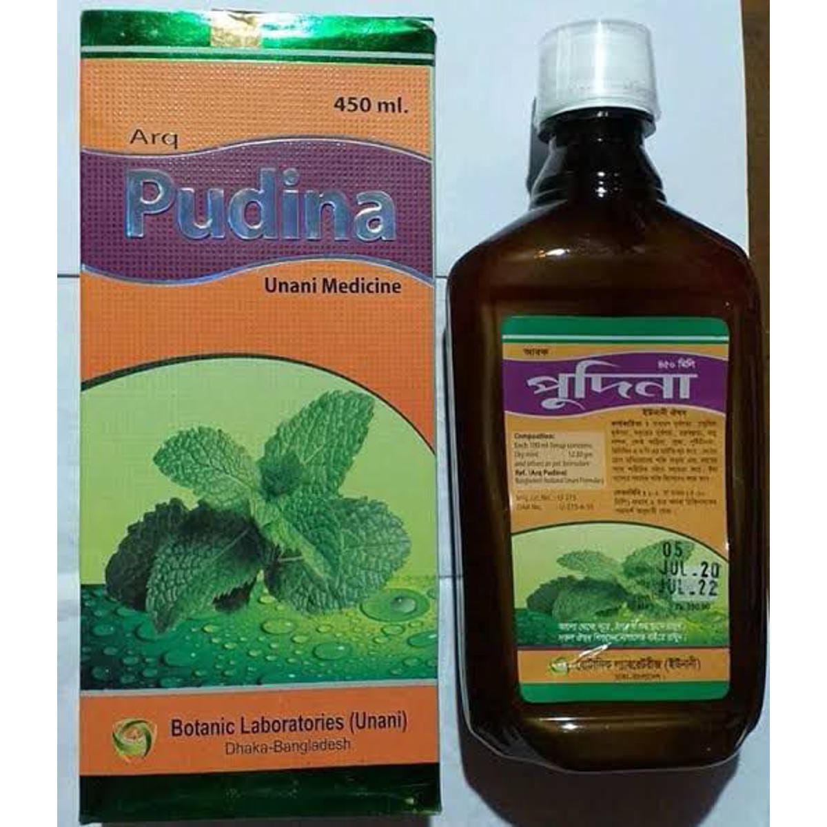 Syrup Pudina (Botanic) (450ml