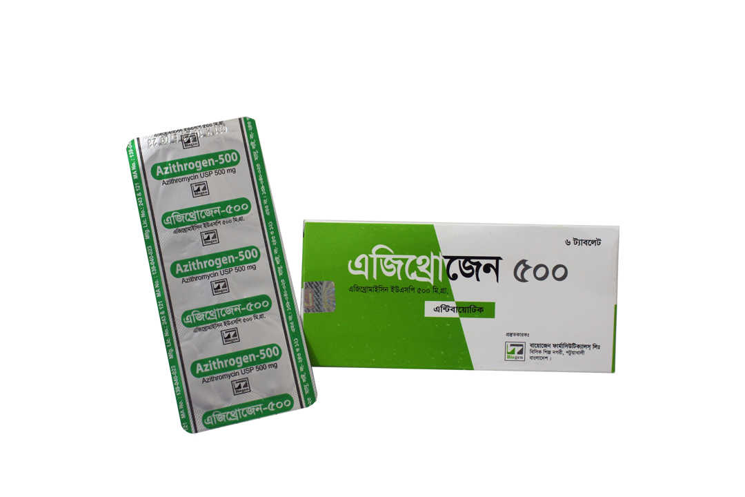 Tablet Azithrogen 500mg (24pcs)
