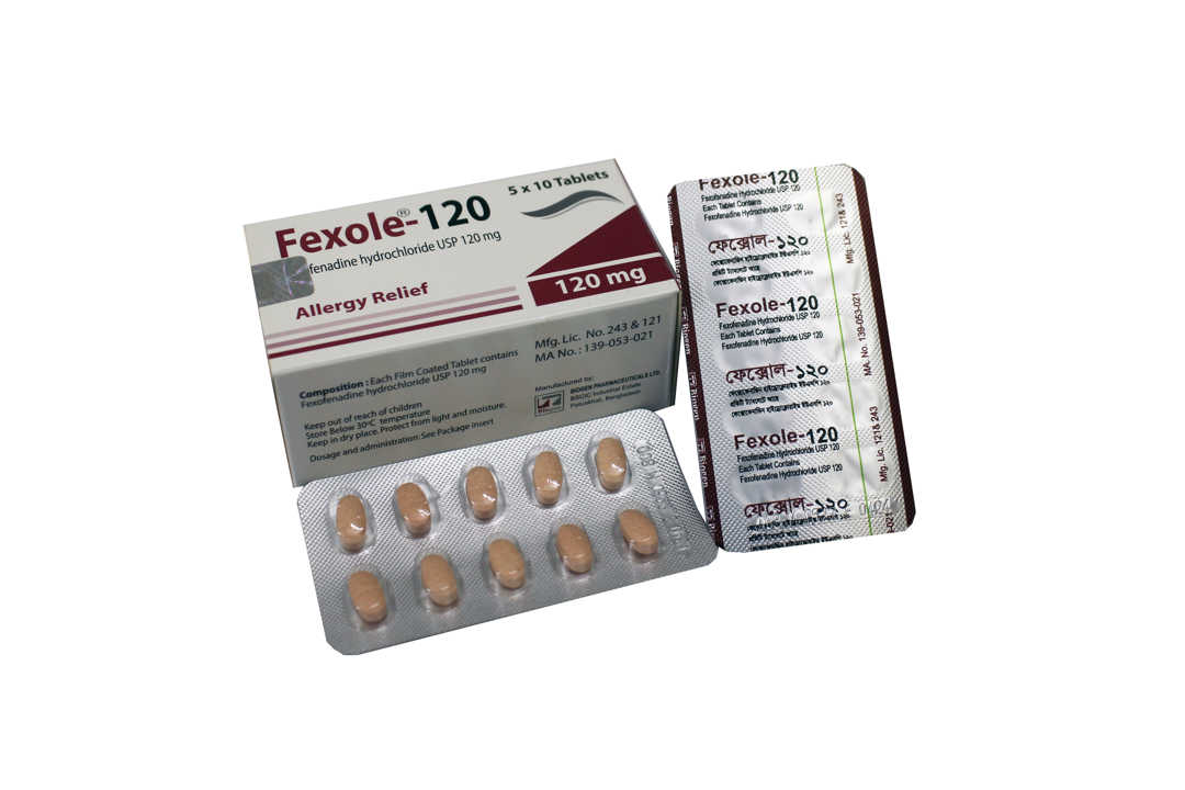 Tablet Fexole 120mg (50pcs)