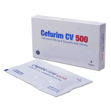 Tablet Cefurim CV 500mg+125mg (8pcs)