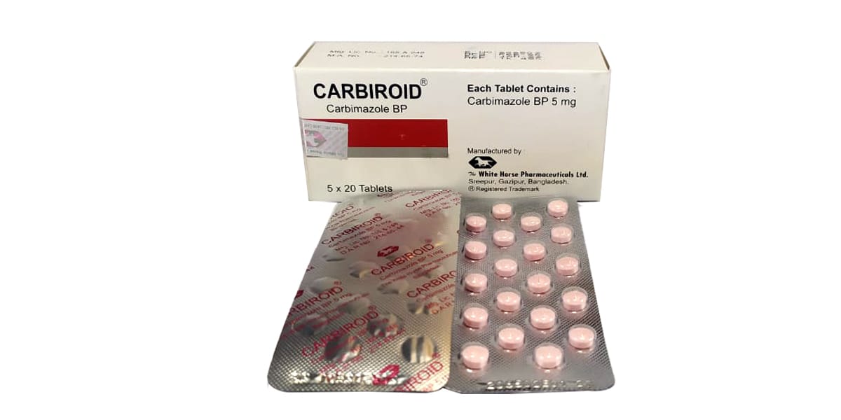 Tablet Carbiroid 5mg (100pcs)