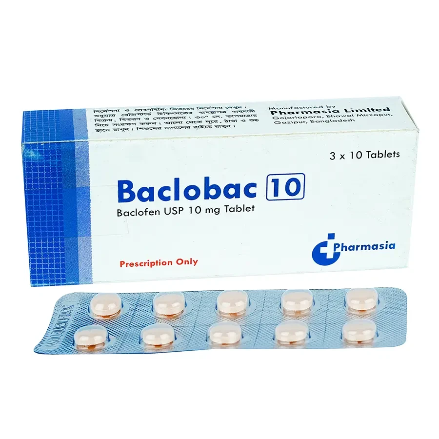 Tablet Baclobac 10mg (30pcs)