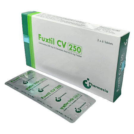 Tablet Fuxtil CV 250mg+62.5mg (12pcs)