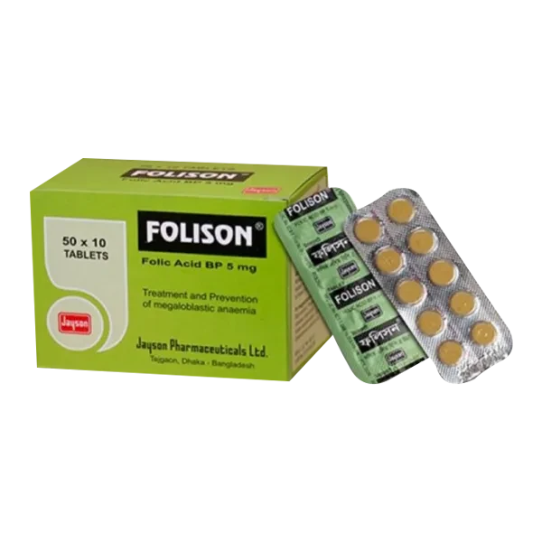 Tablet Folison 5mg (500pcs)