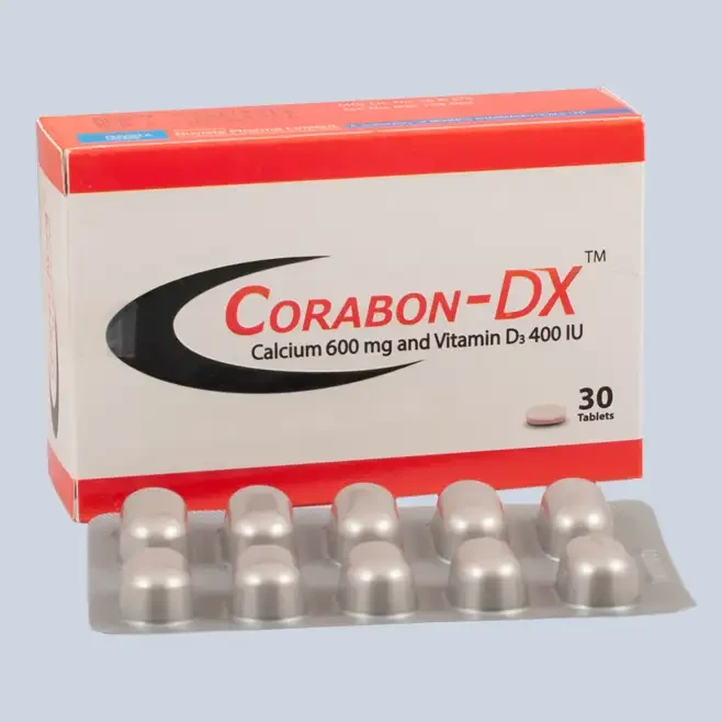 Tablet Corabon-DX 600mg+400iu (30pcs)