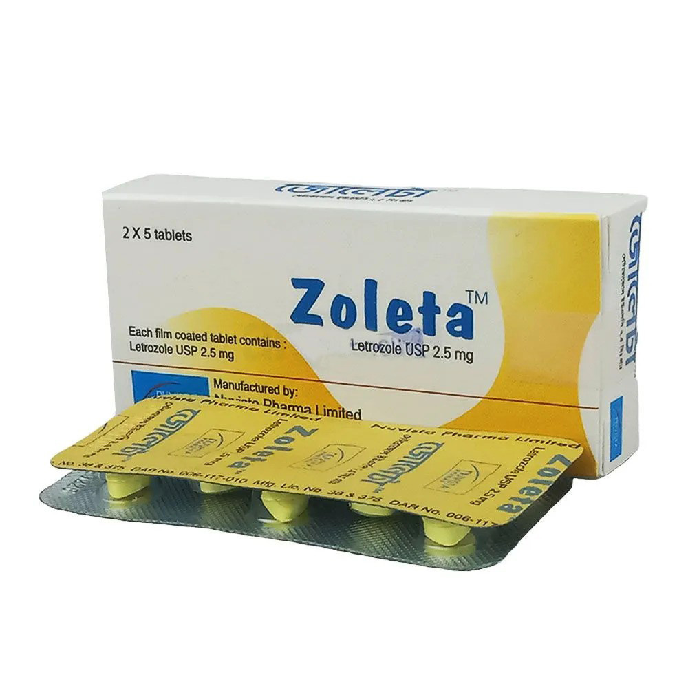 Tablet Zoleta 2.5mg (10pcs)