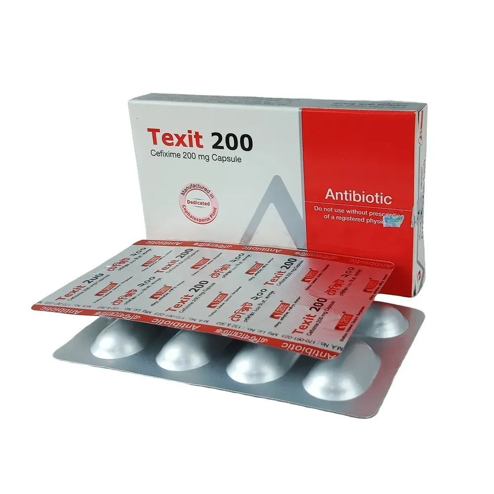 Capsule Texit 200mg (14pcs) (Cefixime Apex)