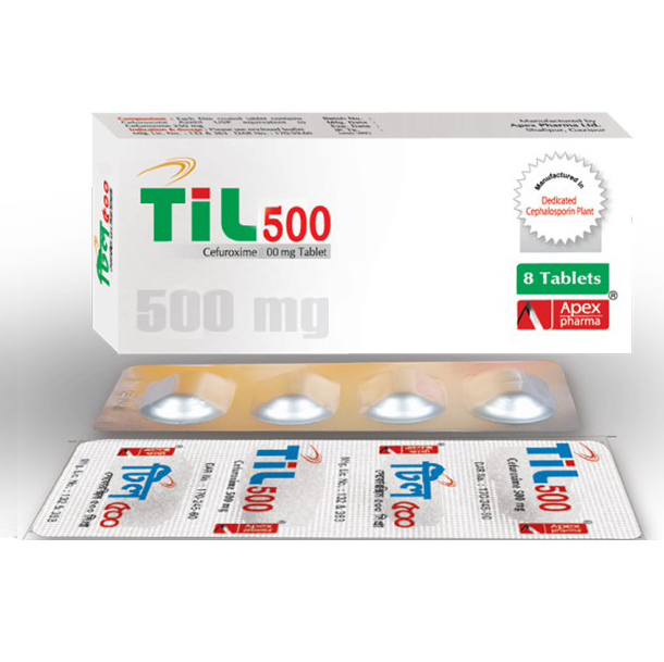 Tablet Til 500mg (14pcs) (Cefuroxime Apex)