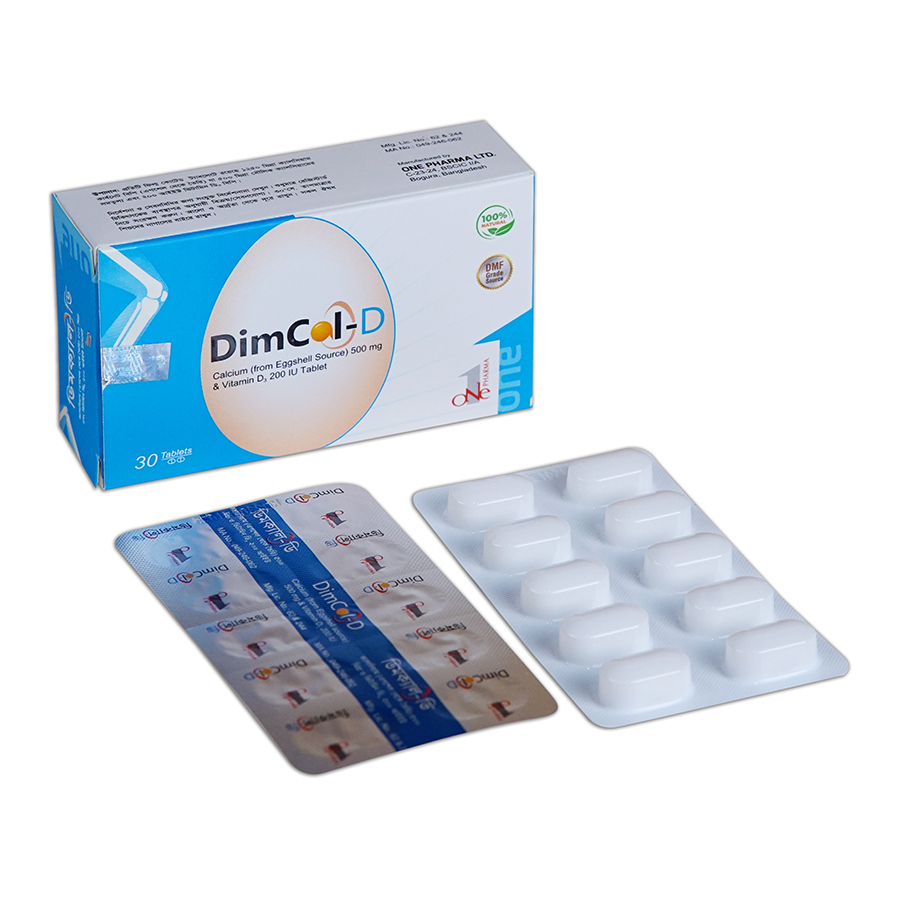 Tablet Dimcal-D 500mg+200iu (30pcs)
