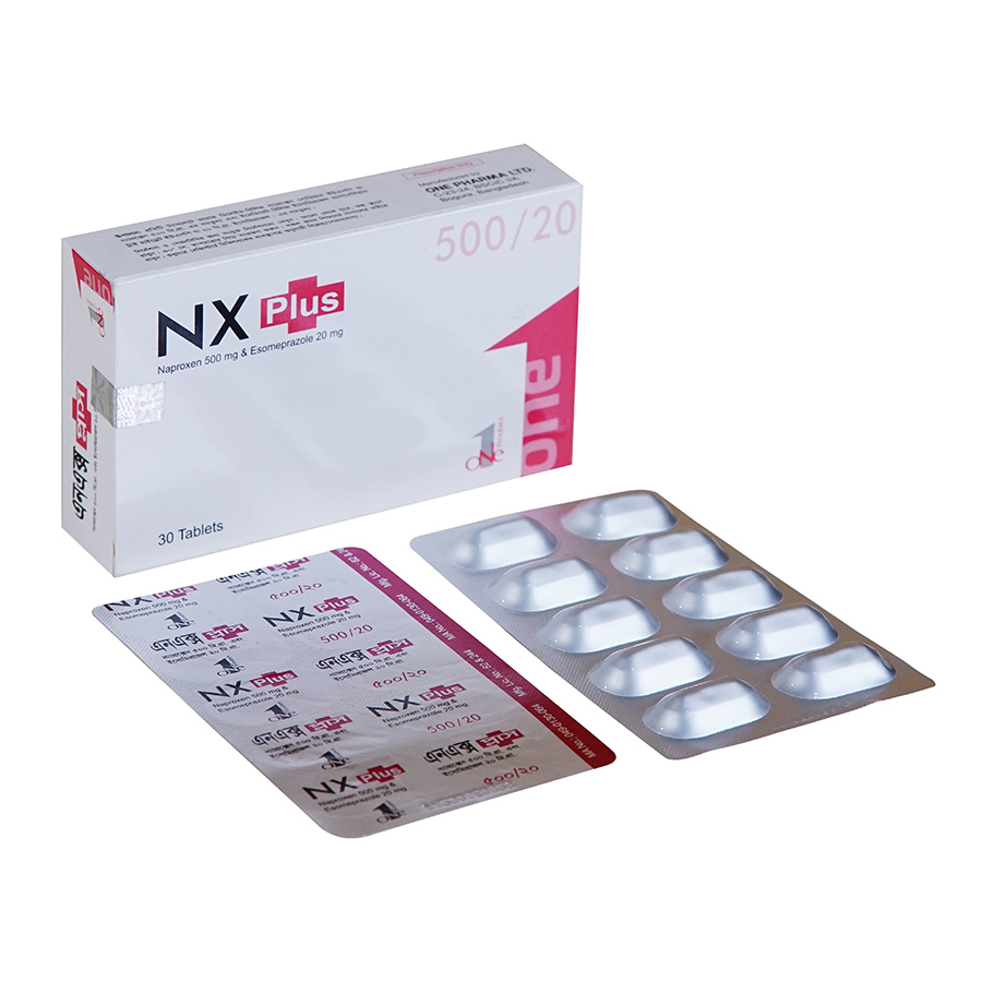 Tablet NX Plus 500mg+20mg (30pcs)