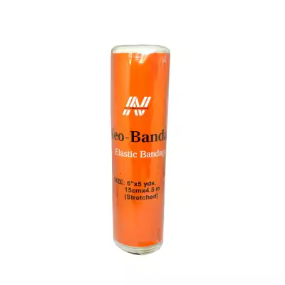 FIRST AID ELASTIC CRAPE BANDAGE (6")