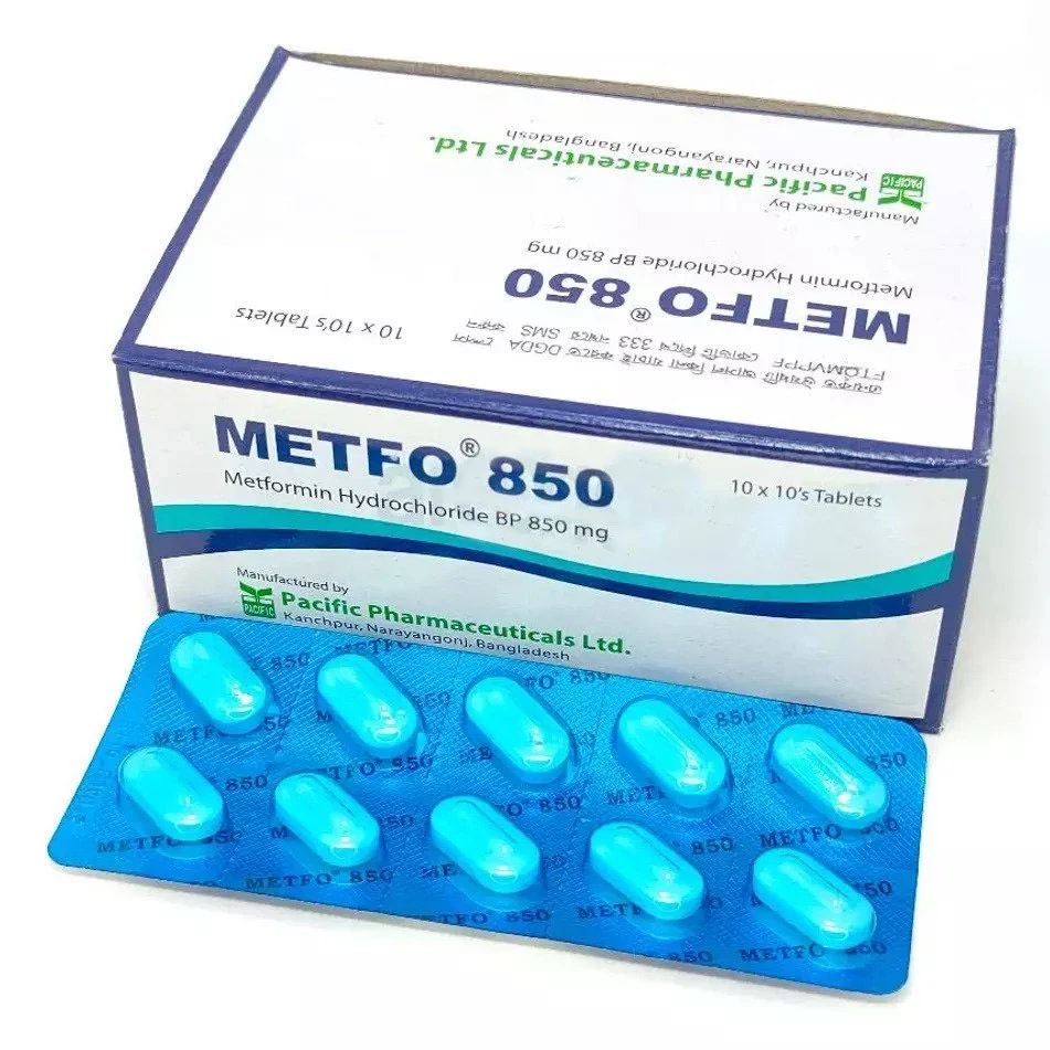 Tablet Metfo 850mg (100pcs)