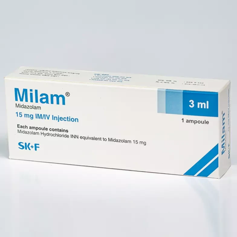 Imjection Milam 15mg IV/IM
