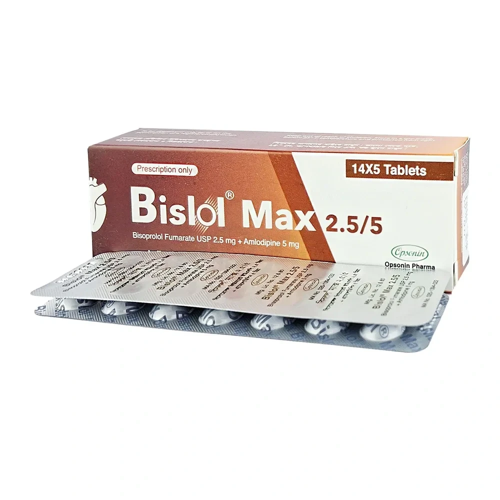 Tablet Bislol Max 2.5/5mg (70pcs)