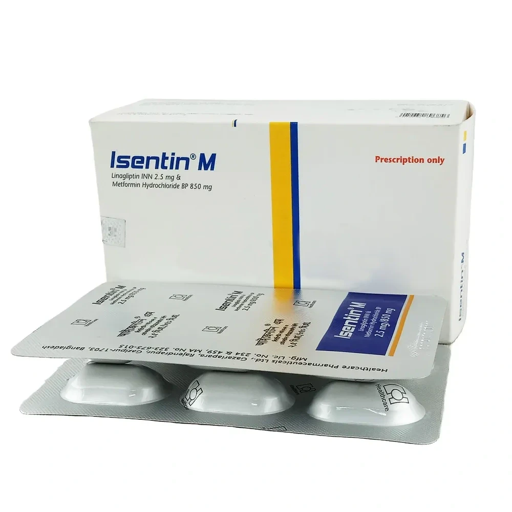 Tablet Isentin m 2.5/1000Mg (30pcs)